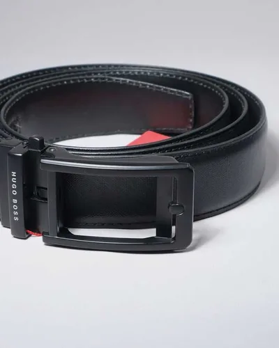 Leather braided belt