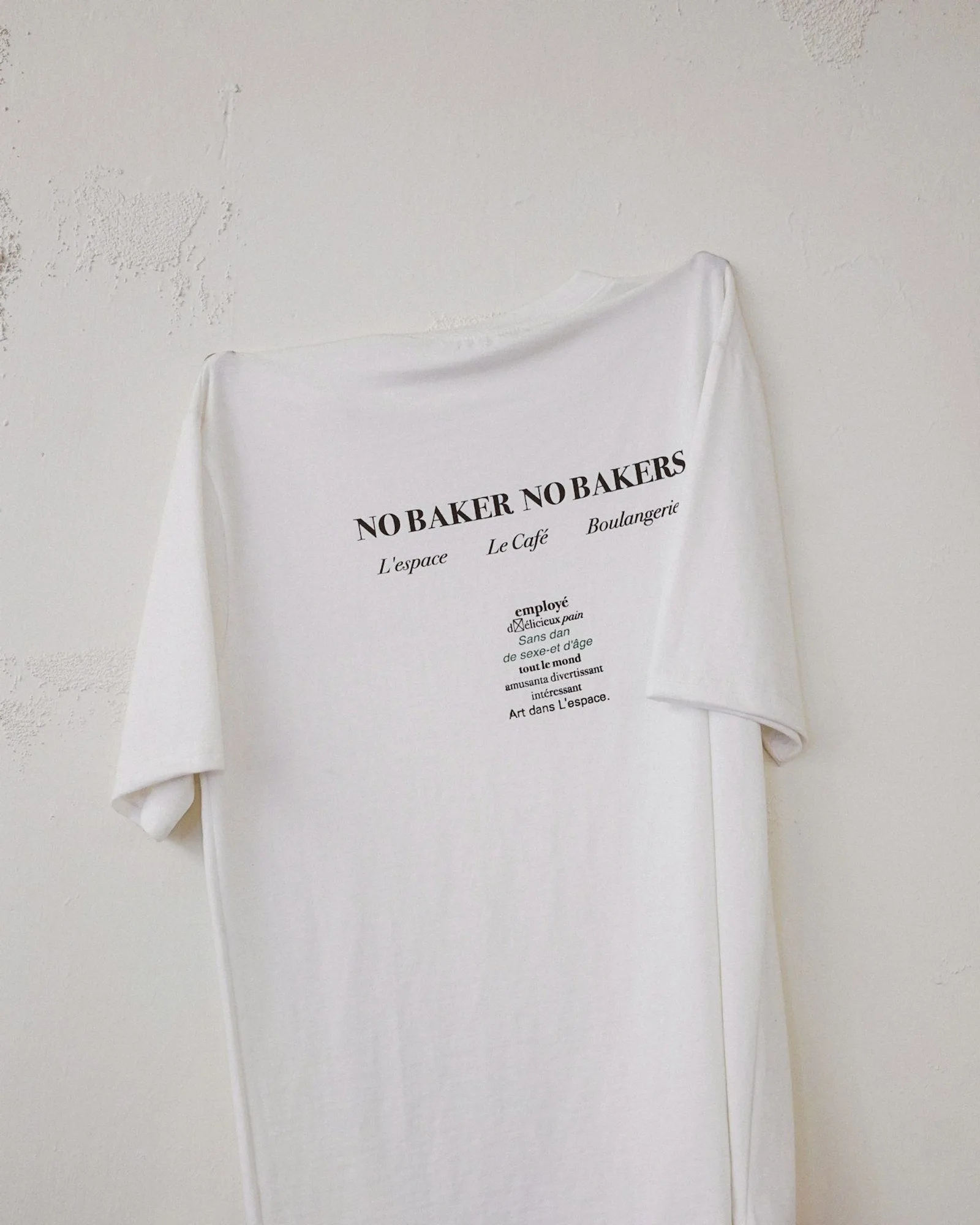 Oversized cream tee