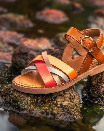 Leather sandals