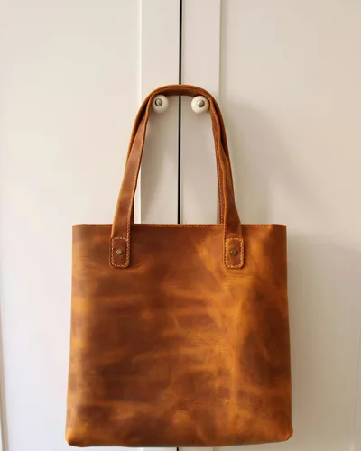 Waxed canvas backpack