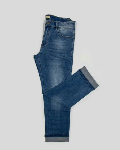 High-rise straight jeans